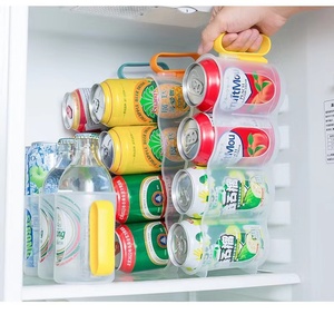 Boîte de rangement pour Soda, bouteille de boisson, pratique, distributeur transparent, organisateur de rangement pour réfrigérateur de cuisine - Product Image 5