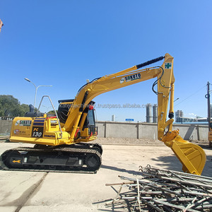 รถขุดไฮดรอลิกตีนตะขาบผลิตจากญี่ปุ่น PC130-7 Komatsu มือสอง - Product Image 1