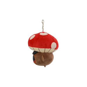 Porte-clés en peluche personnalisé de 10 cm, champignon <span class=keywords><strong>pirate</strong></span> en peluche doux, jouets en peluche d'anime pour enfant, cadeau - Product Image 3