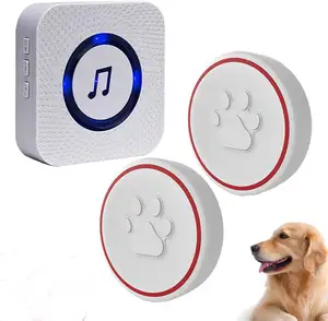 Daytech PB-CC03 מכירה לוהטת אלחוטי כלבלב פעמון לכלב גור אימון הזזה דלת אלחוטי כלב פעמון