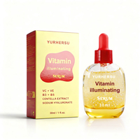 Complexe illuminateur de vitamines C, E, B3, B5 pour une peau anti-âge, éclatante, hydratante et raffermissante – Essence faciale haute concentration