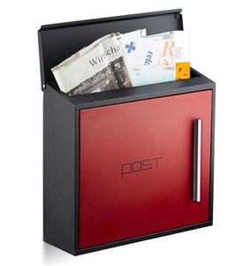 AJF Red Creative Villa Boîte aux lettres murale de type jardin Exportation de commerce électronique transfrontalier vers l'Allemagne - Product Image 4