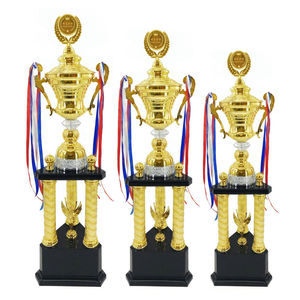 Fabricants de trophée en métal, Base noire, personnalisé, gymnastique, football, grande taille, médaille, Golden Sports Champions League, trophée Cup - Product Image 6