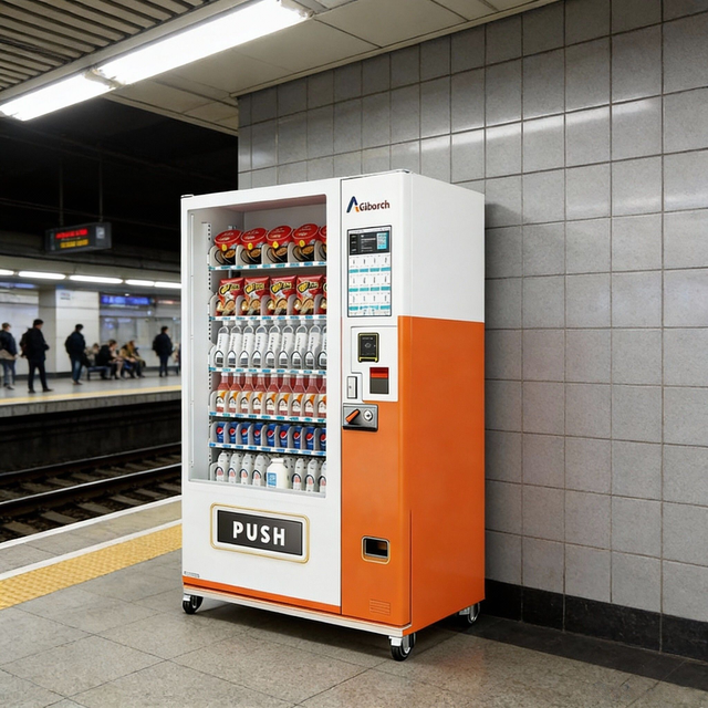 Customized Automatic Vending Machine for Dealers, Automatically Combining Beverage Cans, Bottles, Snacks, 2025.
