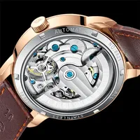 AILANG 8821 Montre-bracelet mécanique automatique pour homme avec boîte, montres en acier inoxydable, marques de montres de luxe pour les patrons