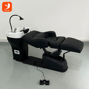 Sillón de Lavado Eléctrico <span class=keywords><strong>Elite</strong></span> Bsalon para Hombres con Bomba Hidráulica y Reposapiés Ajustable para Muebles de Peluquería - Product Image 3