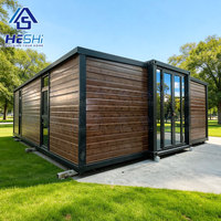 Maison Conteneur Préfabriquée Solaire Extensible 20Ft 40Ft 1 2 3 4 5 Chambres Pliable à Vendre Mini-Maison Modulaire