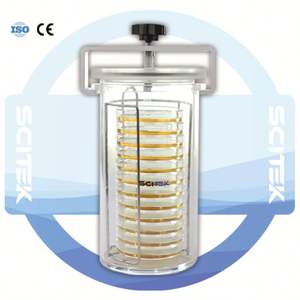 Scitek PMMA โถแบบไม่ใช้ออกซิเจนที่มีความเรียบเนียนสูงขายึดสแตนเลสความจุ1.35L สามารถปรับแต่งได้รับประกัน2ปี - Product Image 5