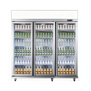 Enfriador de Bebidas Nuelead NE-1200CL de 1200L con Tres Puertas de Vidrio y Pantalla Digital, Enfriamiento por Aire para Uso Comercial - Product Image 2