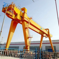 Grue à portique à double poutre anti-oscillation, portée 28 m, levée 12 m, placement précis de la charge