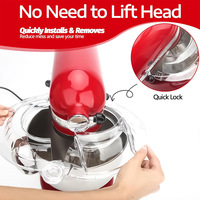 Penutup Pelindung Ramah Lingkungan Bahan PC Aman untuk Makanan KitchenAid Inclined 4.5-5 Quart - Aksesori Dapur - Tutup Mangkuk Lipat