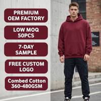 Sweat à capuche surdimensionné à épaules tombantes en coton 480 GSM double doublure, couleur marron délavé personnalisé, pour homme, style streetwear