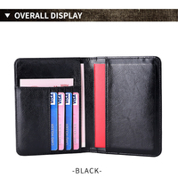 Portefeuille de voyage vintage en cuir microfibre RFID pour hommes, porte-cartes de crédit, cartes d'identité, cartes d'embarquement et billets de banque – Vente en gros