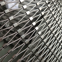 SS 304 316 Flexibles Edelstahl kabel netz/Balkon geländer Stahlnetz Edelstahl/Treppen geländer Schutzgitter