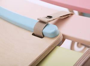 Marco de escalada de madera multifuncional para niños negro con mecedora y pendiente para uso en dormitorio de Hospital al aire libre - Product Image 3