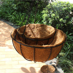 Popular estilo pastoral de fibras vegetales biodegradables <span class=keywords><strong>maceta</strong></span> con de palma de coco - Product Image 4