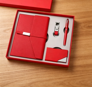 Personalized Corporate Gift Set A5 <b>Notebook</b> and Pen Set Business Journal Name Card Holder,Key Chain Set Promotion Event - Product Image 5