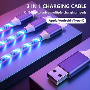 Venta caliente estable de lujo USB Blue Data <span class=keywords><strong>Cable</strong></span> Watch <span class=keywords><strong>Internet</strong></span> <span class=keywords><strong>TV</strong></span> Cables de carga emisores de luz - Product Image 5