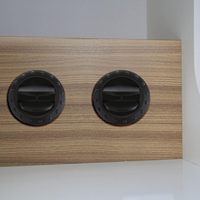 Déflecteur de climatisation pour sortie latérale de toit - Grille d'aération ronde à persiennes pour tableau de bord
