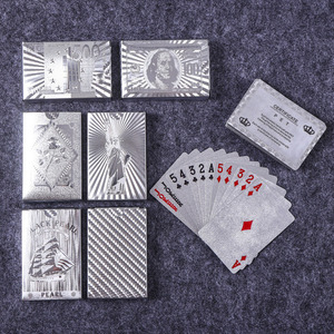 Cartes à jouer <span class=keywords><strong>en</strong></span> or <span class=keywords><strong>en</strong></span> gros, cartes à jouer plaquées or, cartes à jouer <span class=keywords><strong>en</strong></span> PVC avec feuille d'or <span class=keywords><strong>dollar</strong></span> <span class=keywords><strong>euro</strong></span> - Product Image 6