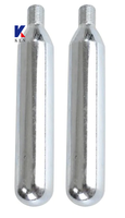 Cartouche de CO2 en acier robuste 88G 60 bars pour équipement pneumatique industriel, utilisation prolongée pour l'alimentation en gaz