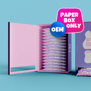 Boîte à rabat magnétique en papier pour produits de soins personnels personnalisés avec finition d'impression professionnelle - Product Image 1