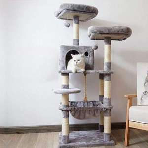 All'ingrosso gatto che si arrampica sul letto dell'albero per gatti al coperto mobili per animali domestici struttura per arrampicata tavola graffiante nido grotta - Product Image 2