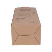 Carton ondulé brun, logo personnalisé, impression numérique, vernis brillant/mat, haute qualité, dossiers recyclables