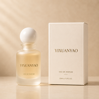 Vente en gros de flacons de parfum en verre givré de luxe vides avec vaporisateur, logo personnalisé, 30 ml, 50 ml, 100 ml
