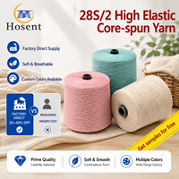 28S/2 Benang Inti Elastis Tinggi, Lembut, Bernapas, Grosir Langsung Pabrik, Warna Kustom, Sampel Gratis, Kaus Kaki Rajut