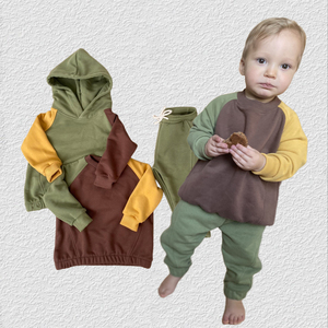 הסיטונאי מותאם אישית סתיו וחורף איכות גבוהה כותנה אורגנית טרי צרפתי בנים טלאים - Product Image 5