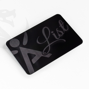 Carte magnétique en plastique personnalisée gravée au laser avec finition de lamination filmée, durable, taille et forme personnalisées, impression sur écran - Product Image 2