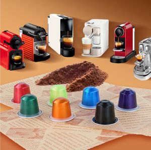 Mini cápsulas de café vacías de aluminio <span class=keywords><strong>con</strong></span> tapa de aluminio, cápsulas de café compatibles <span class=keywords><strong>con</strong></span> Nespresso, cápsulas de café desechables, tipo taza - Product Image 2