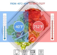 Boîte de conservation alimentaire en verre borosilicate avec couvercle en bambou, écologique, compatible micro-ondes, pour la préparation des repas, idéale pour la cuisine, la maison, les fêtes et la rentrée scolaire