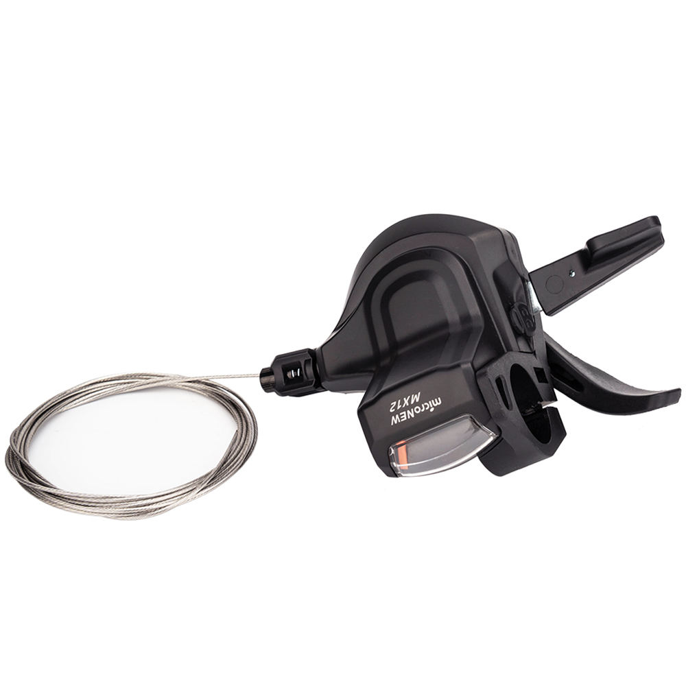 Manette de vitesses droite 12 vitesses noire