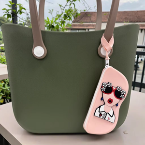 Bolsa de Mano Práctica con Cierre de Cremallera y Asa de Silicona Resistente al Agua, Colorida, Nueva de 2025, para la Vida Diaria - Product Image 3