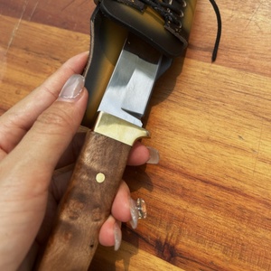 Winged God มีดพกใบมีดสแตนเลสเกรดใช้งานกลางแจ้งปรับแต่งได้ - Product Image 3