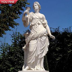 Escultura de mármol de diosa tallada a mano de alta calidad Tamaño humano - Product Image 2