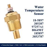 Sensor de Temperatura del Agua 3853787 980613 806490T 97257A1 para Mercury Mercruiser Volvo Omc Penta 3/8" NPT