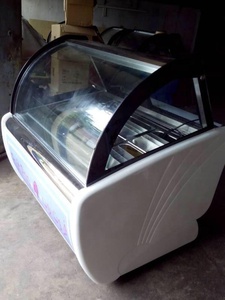 Exhibición de helados congelador pequeño escaparate de negocios sartenes exhibición de paletas refrigerador helado <span class=keywords><strong>Cram</strong></span>/congelador de exhibición de helado - Product Image 3
