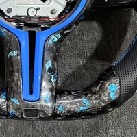 Volant de voiture pour BMW F10 F30 E46 E60 F15 F90 F80 G20 G30 M3 M4 M5 Volant personnalisé en carbone avec LED