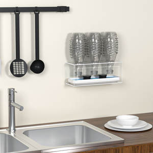 Offre Spéciale rétractable <span class=keywords><strong>Soda</strong></span> <span class=keywords><strong>Stream</strong></span> porte-bouteille pour tous les <span class=keywords><strong>Soda</strong></span> <span class=keywords><strong>Stream</strong></span> Maker vin eau verre bouteille séchage support support - Product Image 4