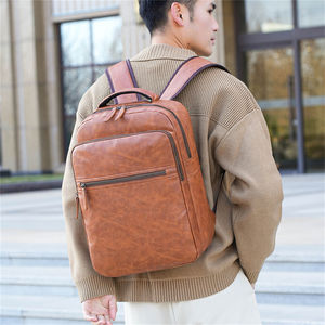 <span class=keywords><strong>Sac</strong></span> <span class=keywords><strong>à</strong></span> <span class=keywords><strong>Dos</strong></span> d'Affaires en Faux <span class=keywords><strong>Cuir</strong></span> PU Imperméable Antivol <span class=keywords><strong>à</strong></span> la Mode pour <span class=keywords><strong>Homme</strong></span> avec Compartiment pour Ordinateur Portable pour le Travail - Product Image 6