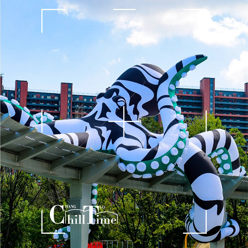 Commercial Decoration Giant Inflatable Octopus Restore