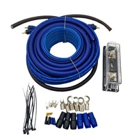 Kit kabel daya sistem Audio mobil, Kit kabel Amplifier 0GA CCA Audio mobil