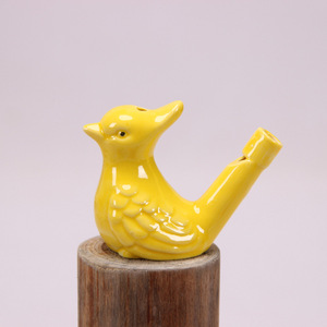 นกหวีดน้ำนกสไตล์วินเทจของเล่นสำหรับเด็กขายส่งขายส่งรูปนกขลุ่ยดินเผา - Product Image 4