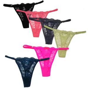 Buy China Wholesale Lacy Panties T-back Lace Ladies Bikini Panties
