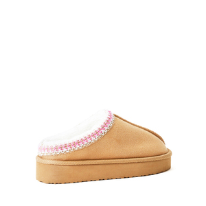 Faux Suede Ankle Snow <b>Boots</b> Plush Furry Lining <b>Slip</b> <b>On</b> Anti <b>Slip</b> Thick Sole Winter Footwear - Product Image 6