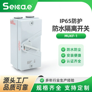 Interruptor de desconexión impermeable para exteriores Sika de 35 amperios, 1 polo, IP65, interruptor de corte de carga para protección eléctrica - Product Image 5