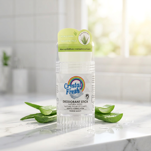 CRYSTAL FRESH Barra desodorante natural para hombre con aloe vera 120 g (TUN-PA120) - Product Image 2